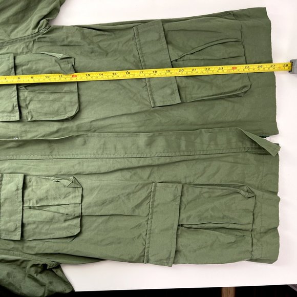 Elizabeth And James Utility Chore Jacket Coat Women's Small Green Designer - Picture 5 of 6
